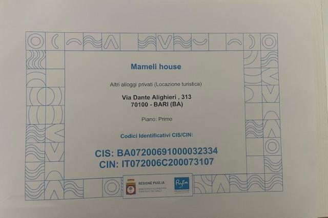 Mameli House Apartment Bari Ngoại thất bức ảnh